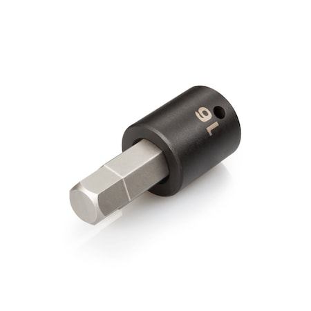 Tekton 1/2 Inch Drive x 16 mm Hex Impact Bit Socket SIB23216
